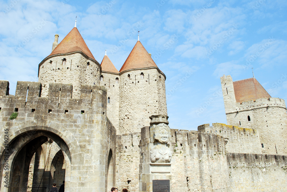 L'entrée de Carcassonne