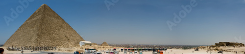 Panorama Cairo grande piramide