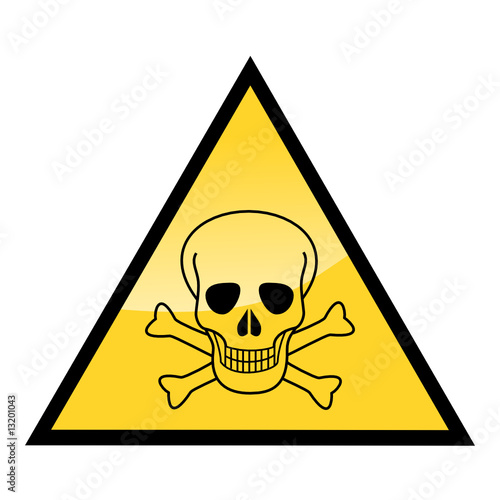 poison warning sign
