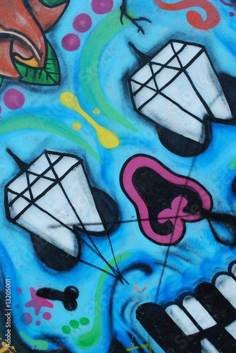 Graffiti Wall (Skull)