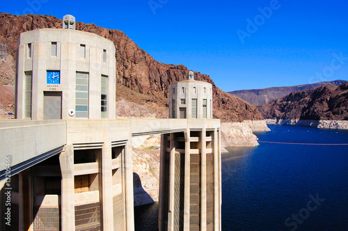 Hoover Dam Intake Towers, Lake Mead