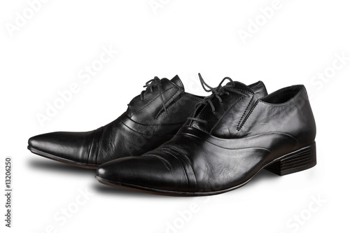 Black man's shoes
