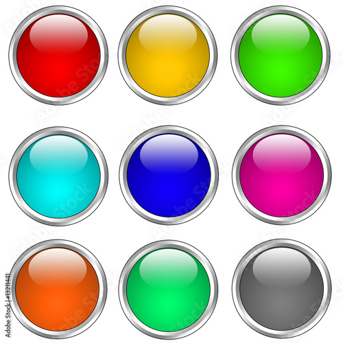 Free Download 12 Buttons Color - GFXLoad