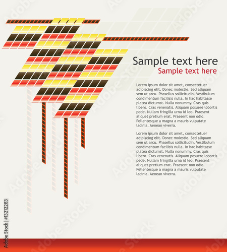 Creative vector background with space for your text.