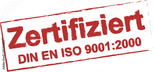 Stempel Zertifiziert DIN EN ISO