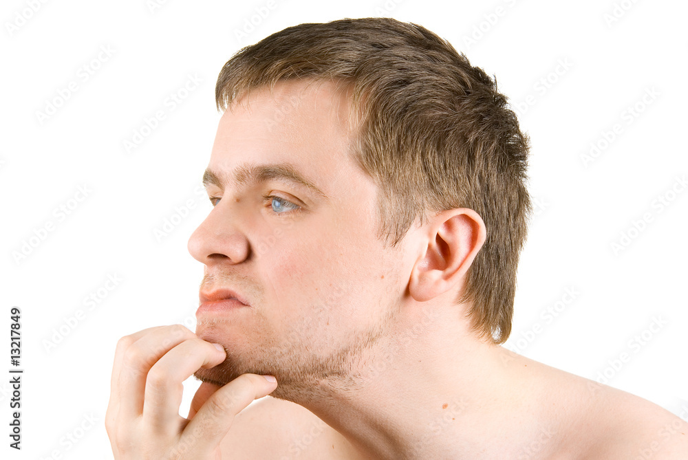 Fototapeta premium Thinking man