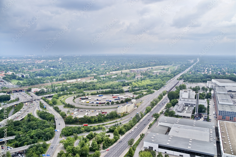 Obraz premium AVUS in Berlin