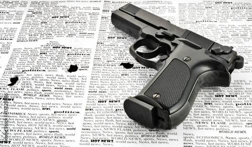 Handgun and news