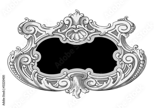 Ornate frame vector