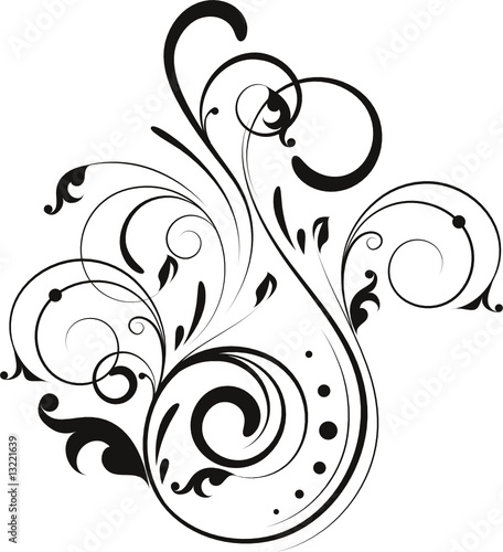 Floral design element