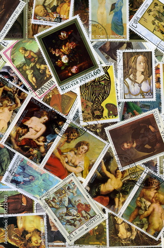 philatélie. collection de timbres.