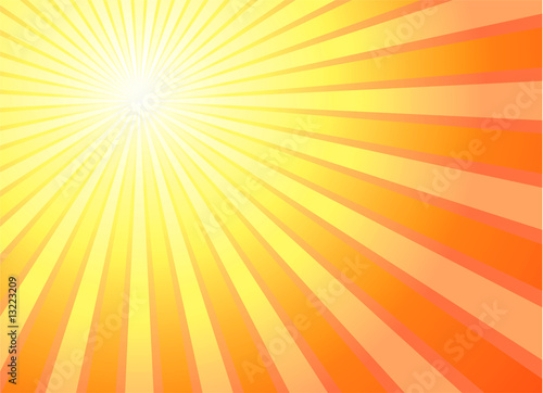 Wallpaper Mural Hot summer sun. vector illustration Torontodigital.ca