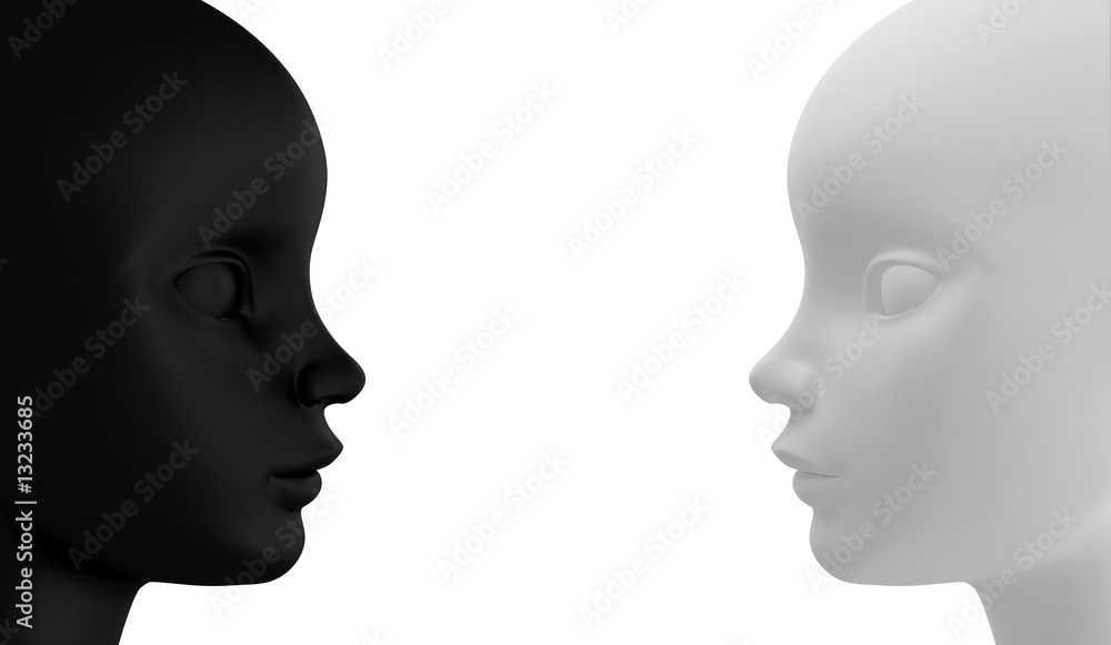 Black and White opposite Black and White opposite