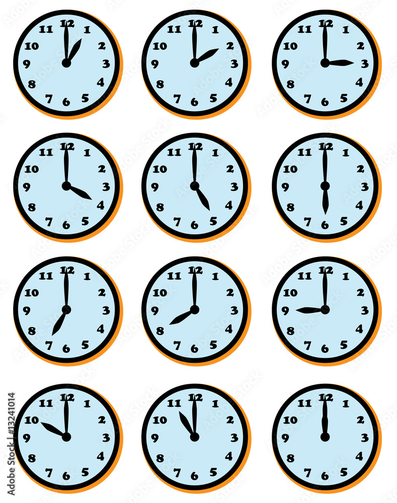 Clock faces Clock faces
