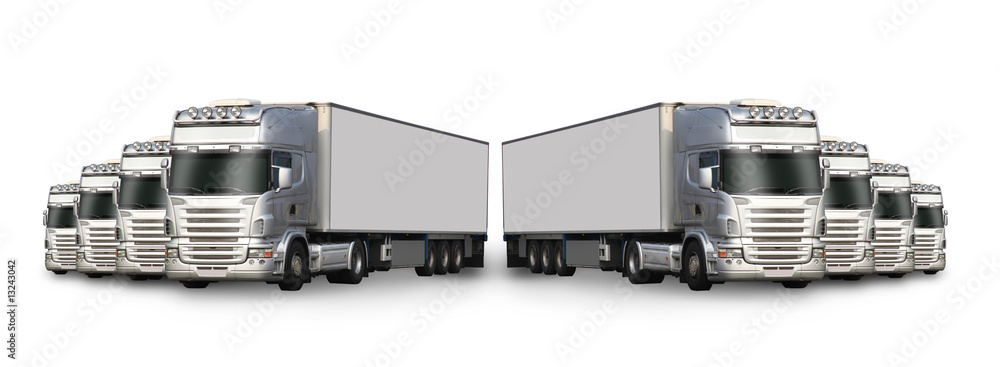 camions en perspective