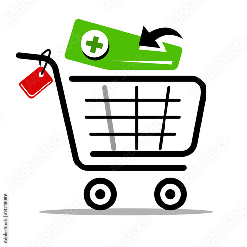 add to cart vector icon