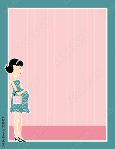 Pregnant Woman Border