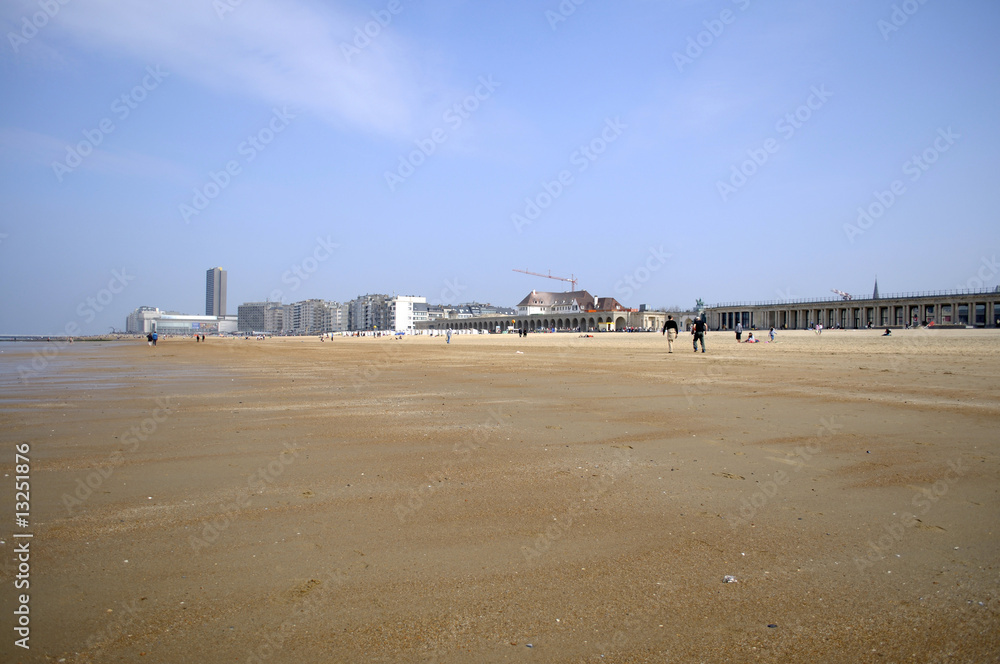 Sandstrand Ostende Sandstrand Ostende