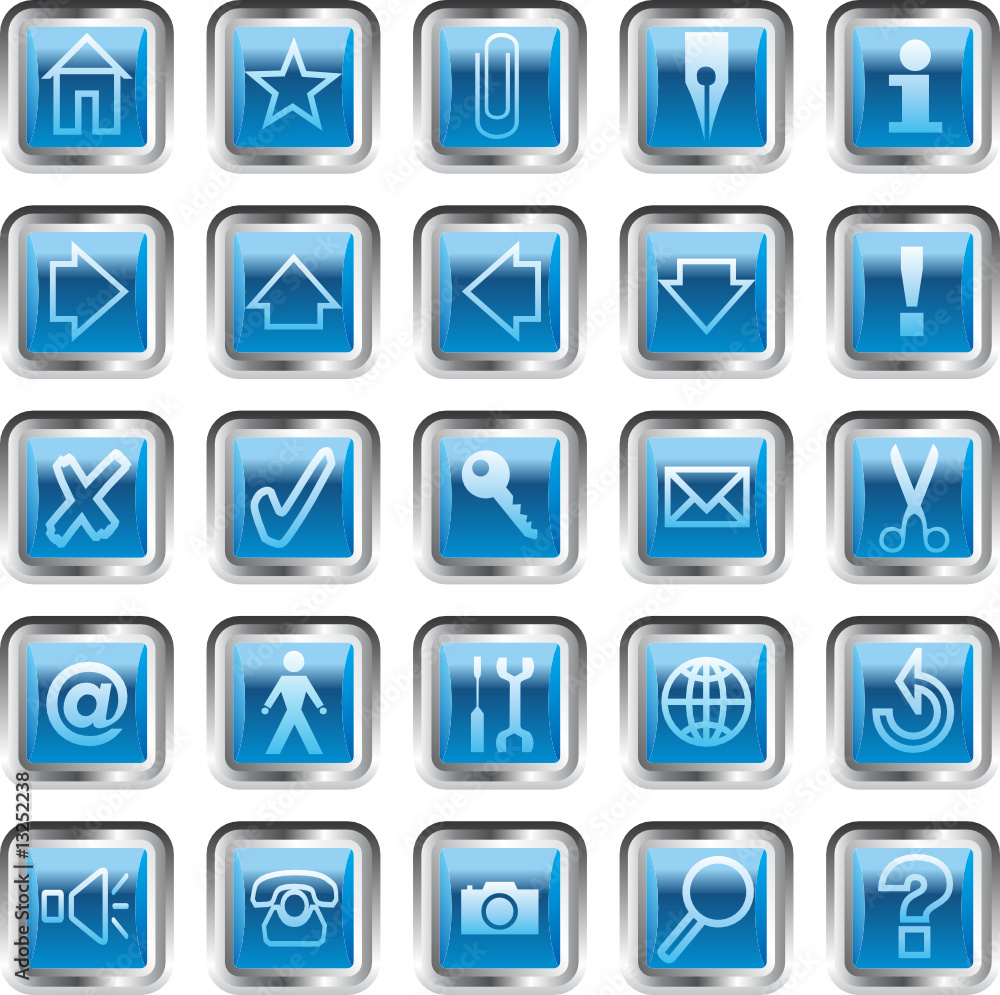 blue internet buttons blue internet buttons