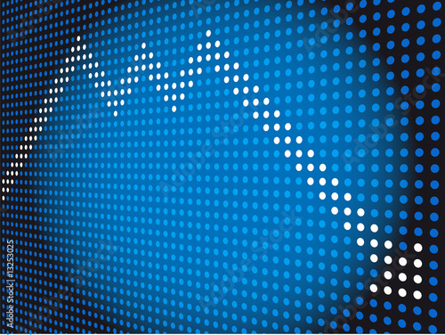 Financial crisis concept - graph going down