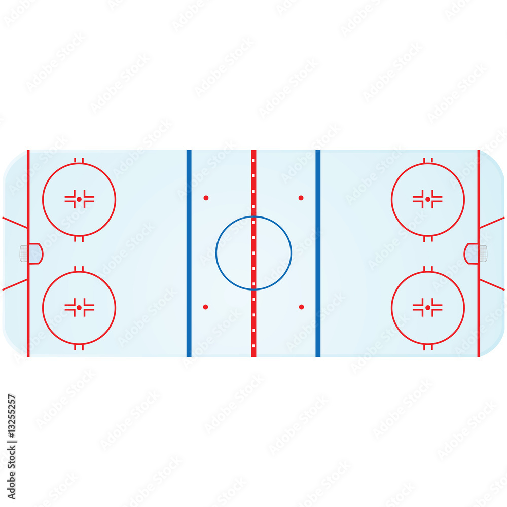 Fototapeta premium Hockey rink