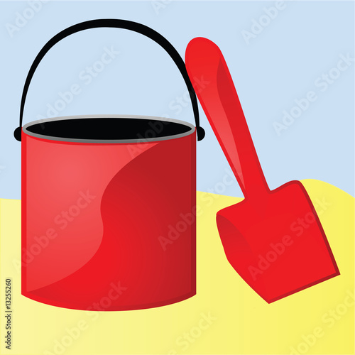 Bucket and shovel