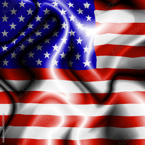 Bandiera Stati Uniti-United States Flag-Drapeau Etats Unis photo