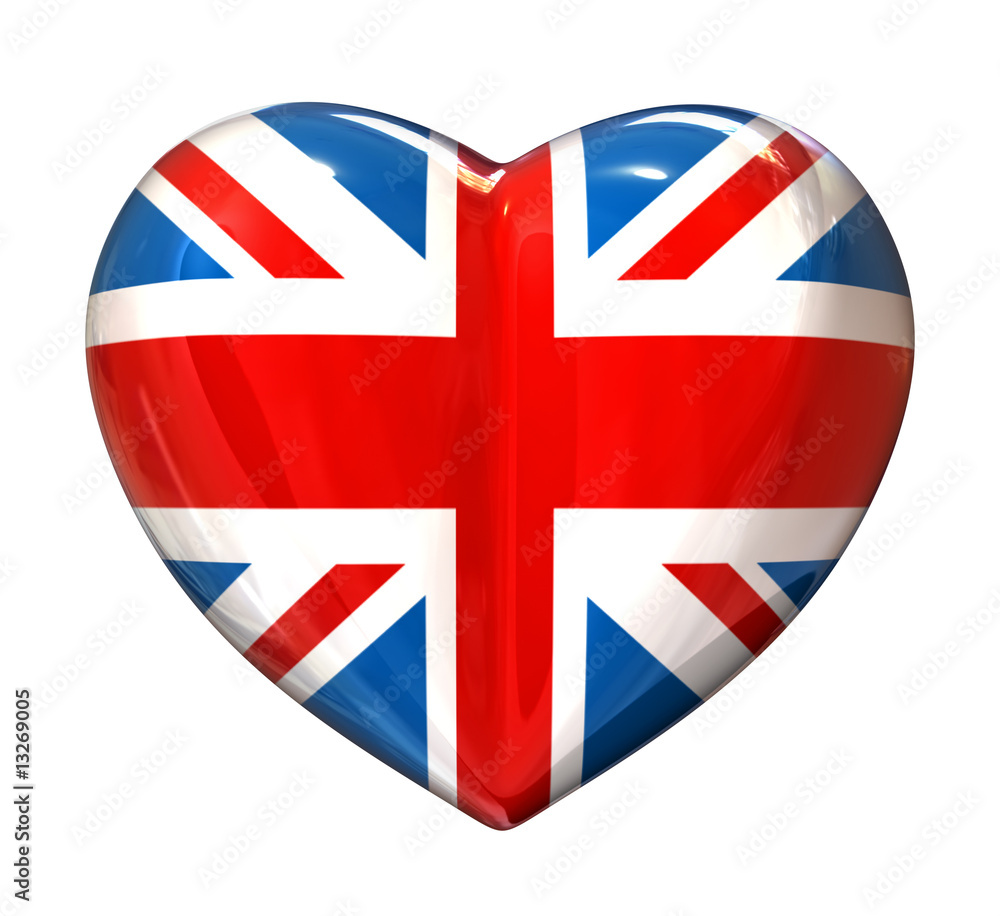 Obraz premium I love UK