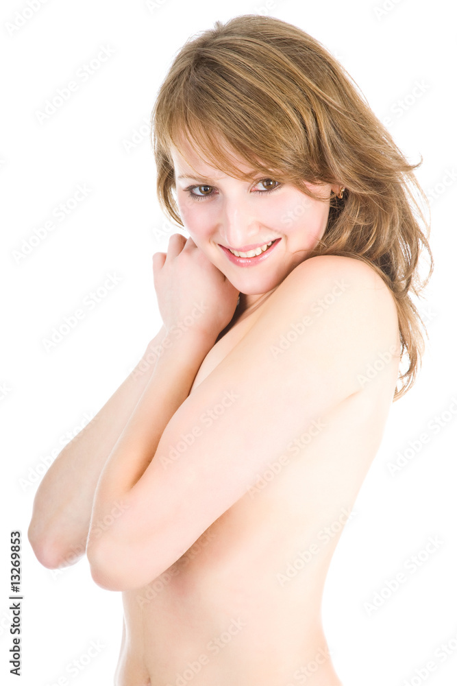 Fototapeta premium Nude perfect bodied woman