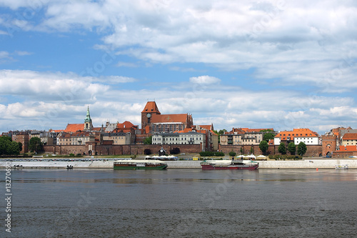 Panorama of Torun, Poland.