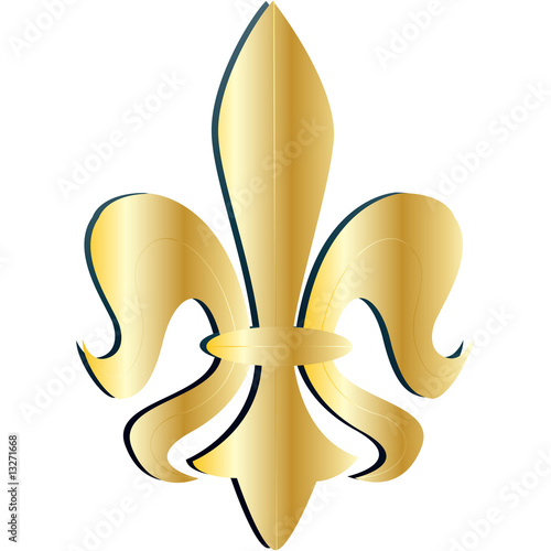 gold fleur de lys