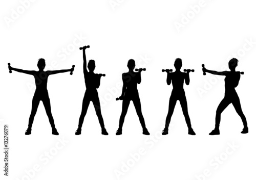 fitness silhouettes 3