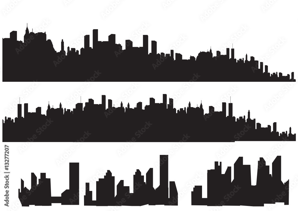 City silhouettes 4