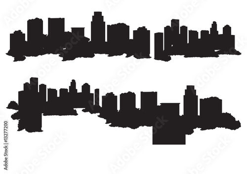 City silhouettes 5