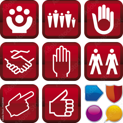 people icon set