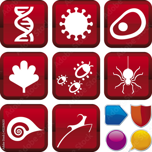 life icon set