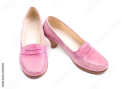 female pink shoes