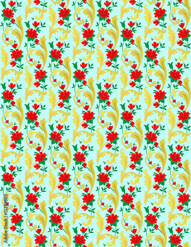 Seamless floral background