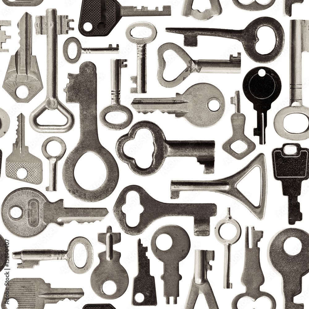 Obraz premium Old keys pattern