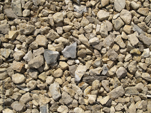 Background of stones for road construction