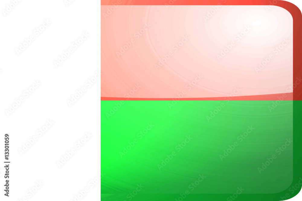Flag of Madagascar button