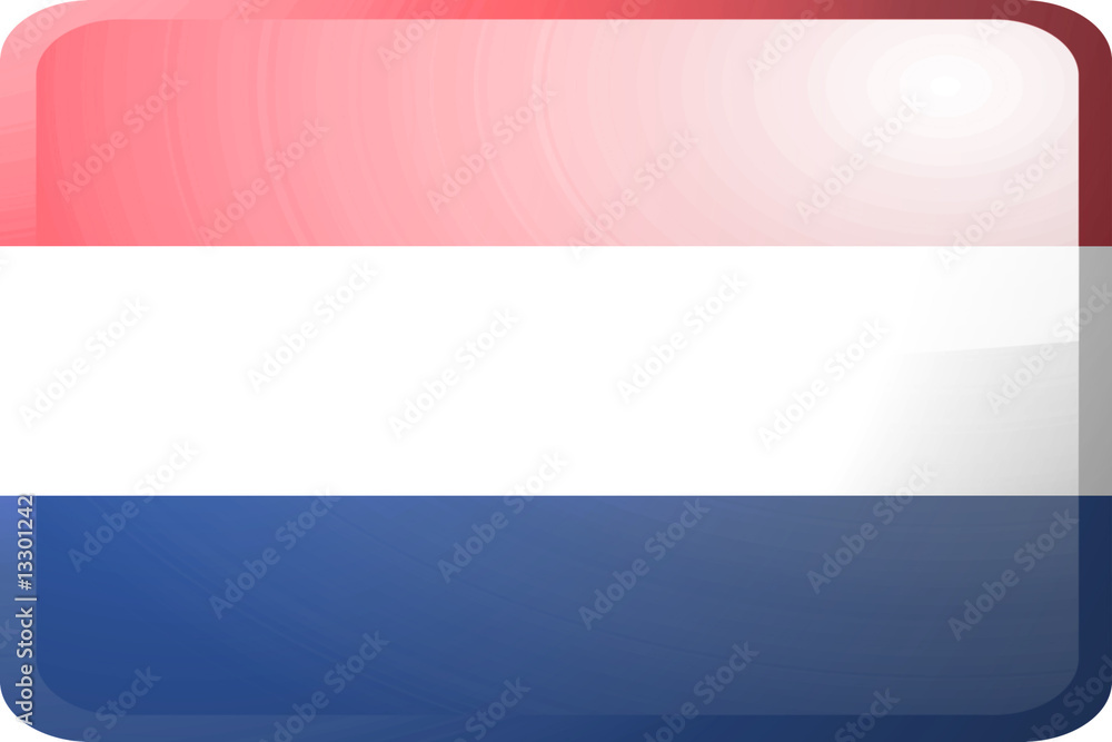 Flag of Netherlands button