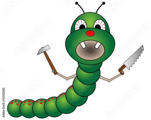 Bad cartoon worm