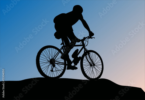Fototapeta Naklejka Na Ścianę i Meble -  outdoor cyclist