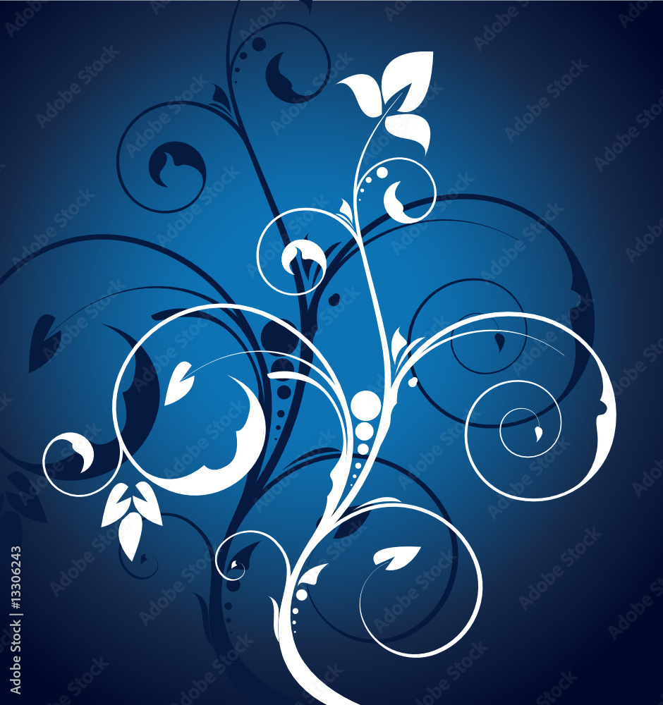Abstract floral background with place for your text Abstract floral background with place for your text