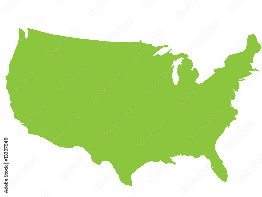 Fototapeta premium Usa map