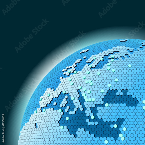 Vector cellular network theme