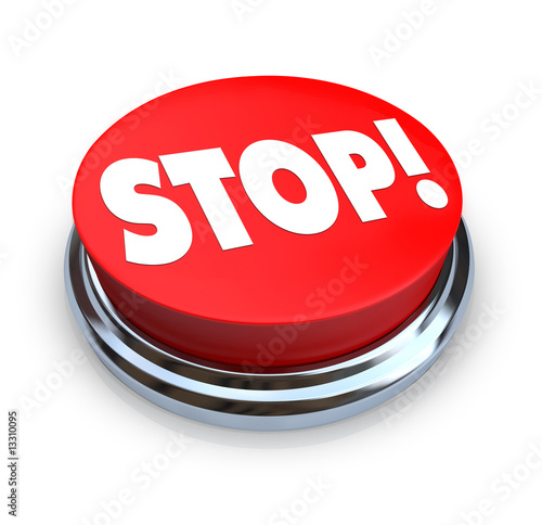 Stop - Red Button
