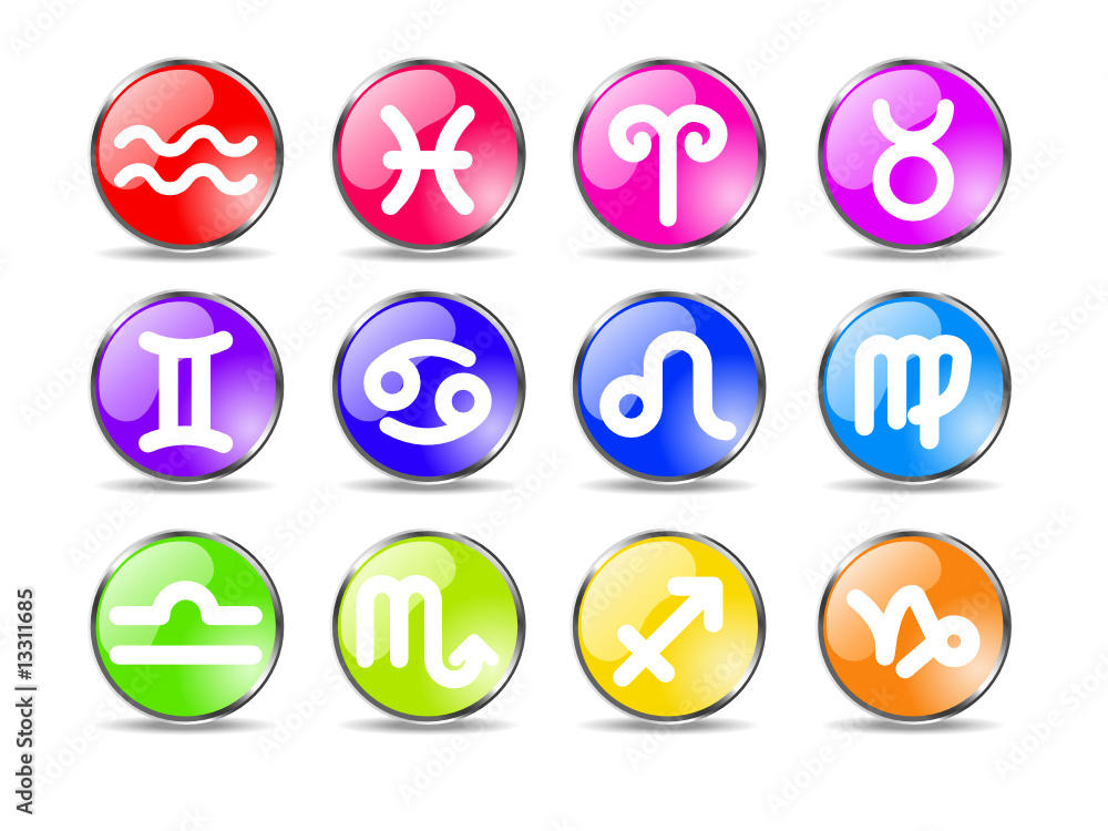 Zodiac vector iconset Zodiac vector iconset