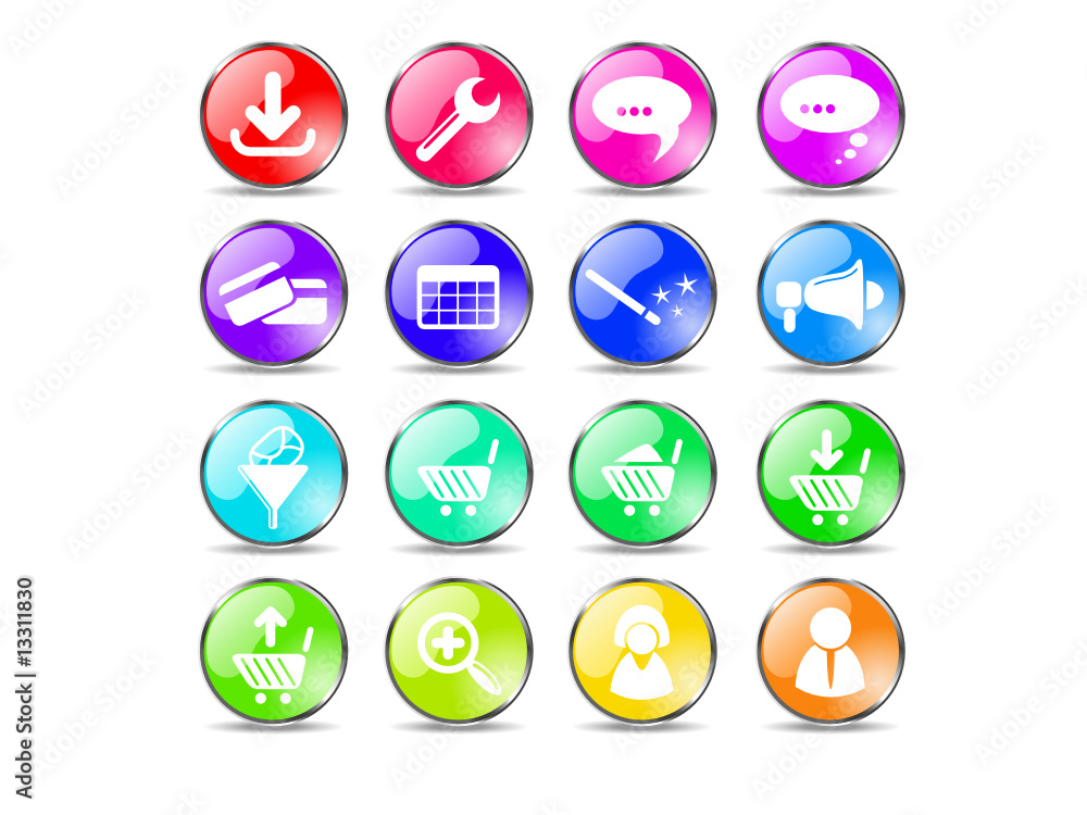 Website vector iconset Website vector iconset